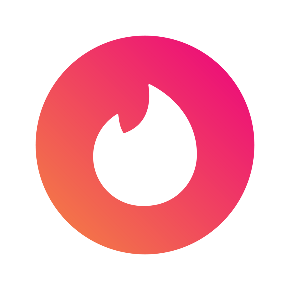 Tinder app logo png, Tinder app logo transparent png, Tinder app icon transparent free png