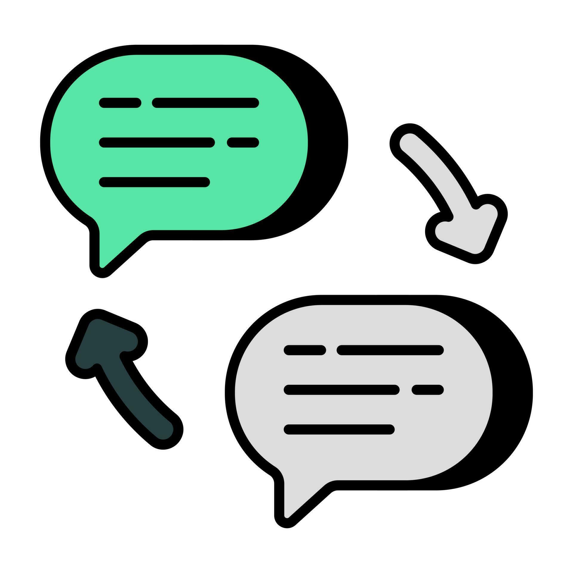 Trendy vector design of communication transfer 23986957 Vector Art at ...