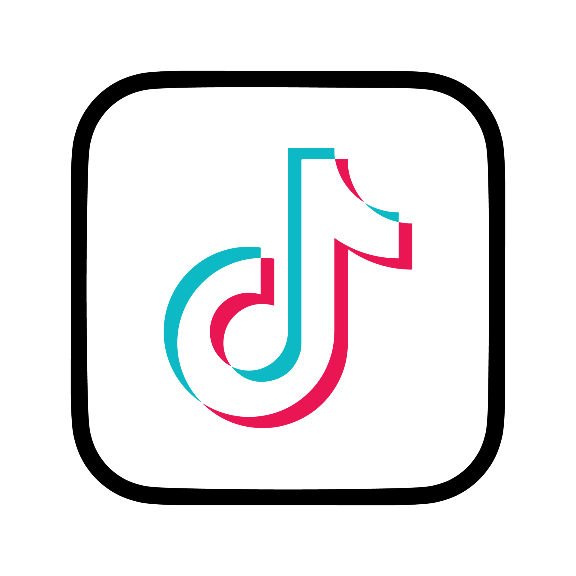 Tiktok logo png, Tiktok logo transparent png, Tiktok icon transparent free png 23986996 PNG