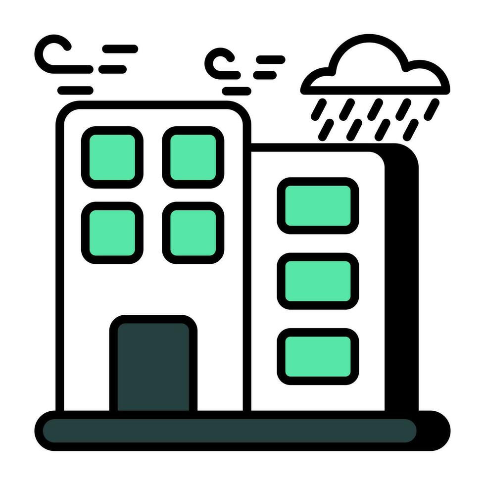 Rainfall icon in perfect design vector