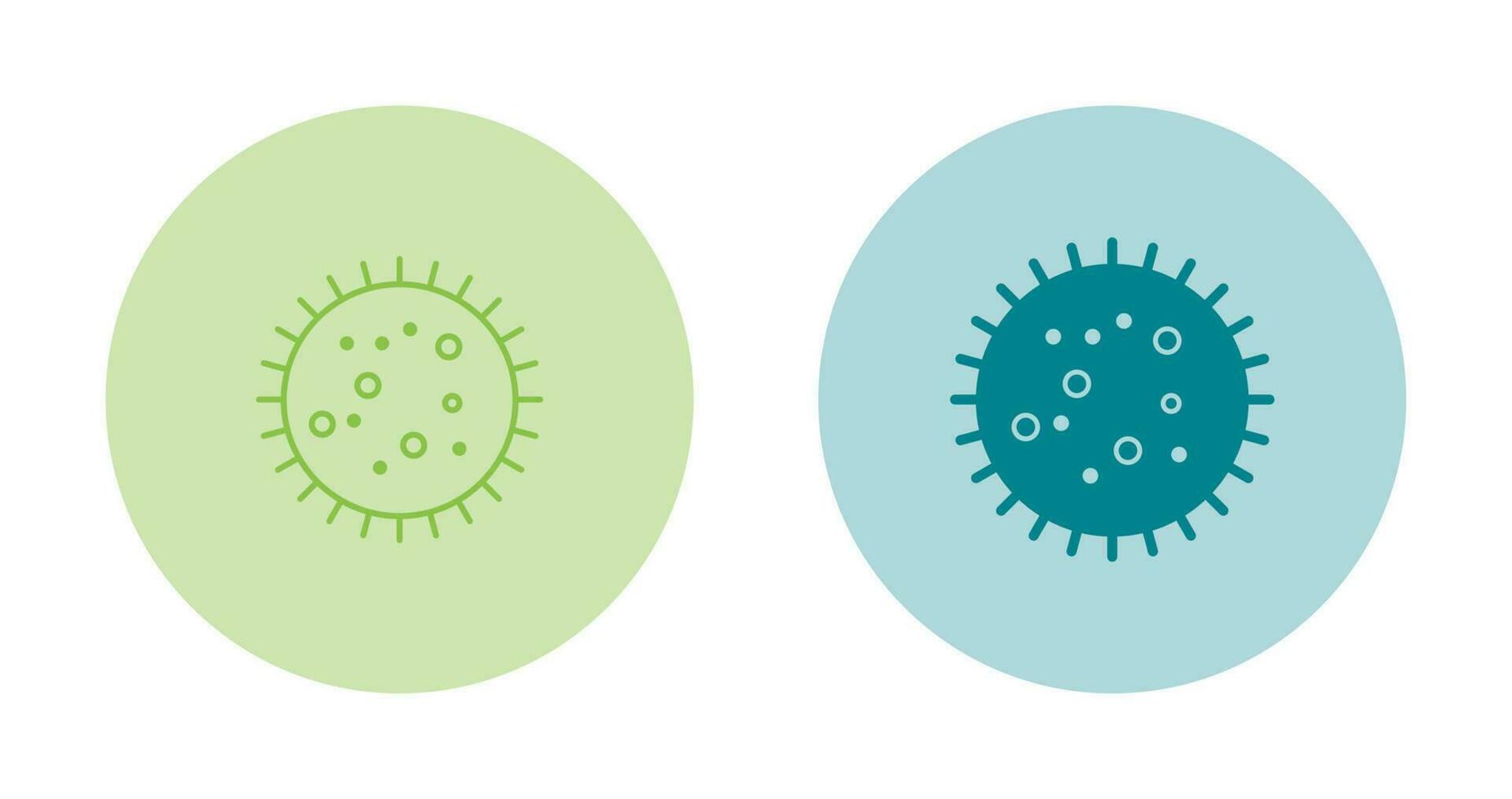 bacterias en icono de vector de diapositiva