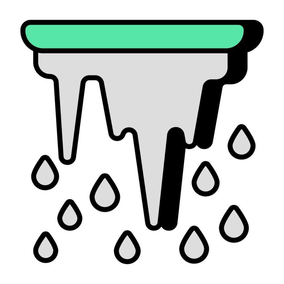 Trendy vector design of melting