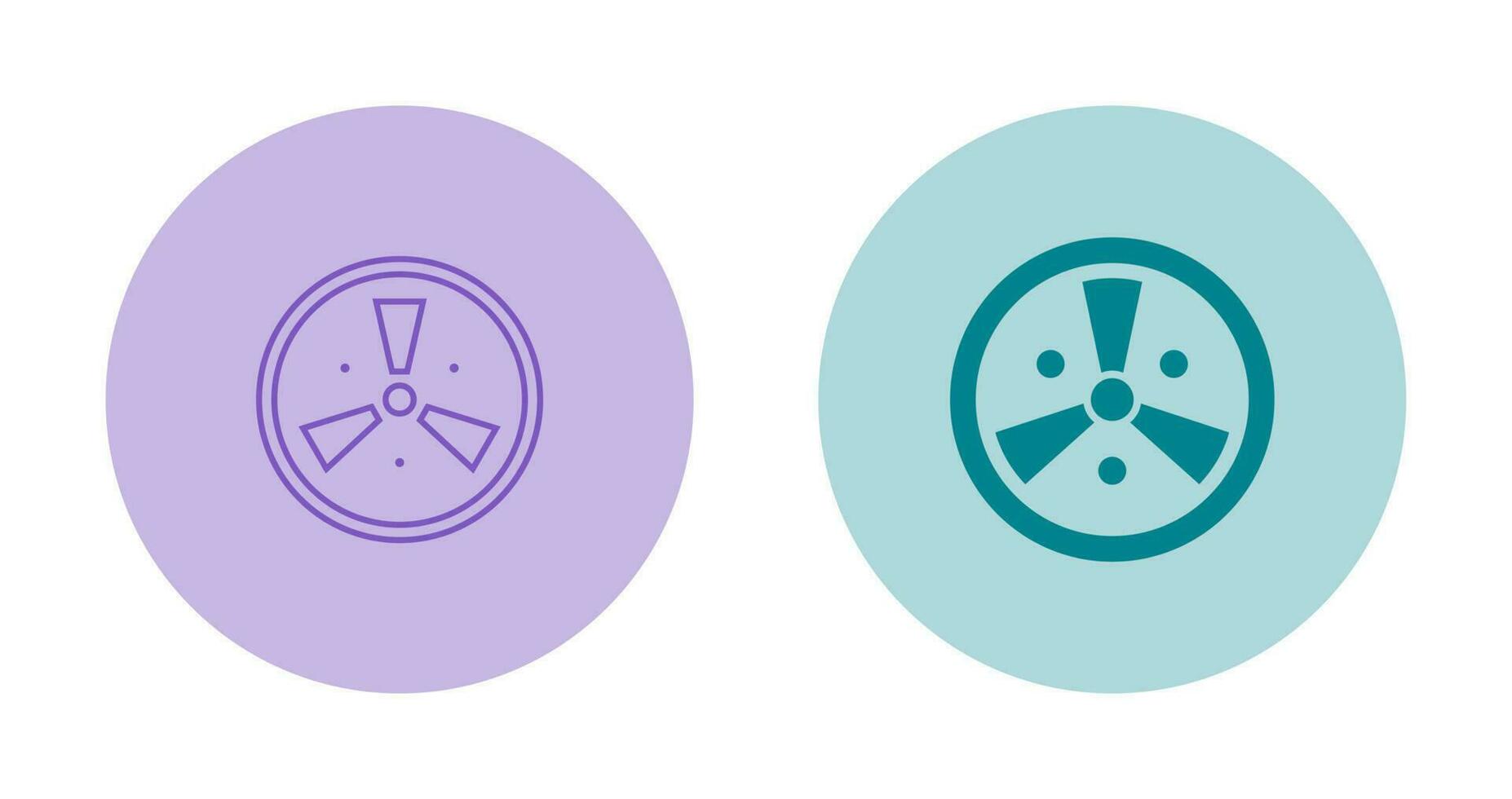 Radiation Vector Icon