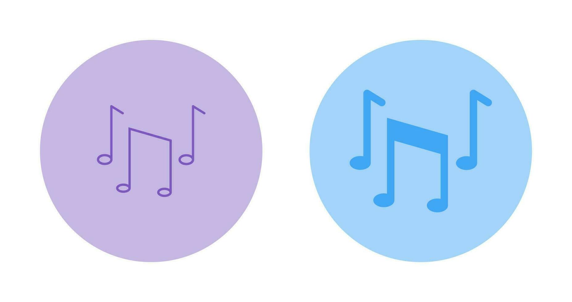 Musical Notes Vector Icon