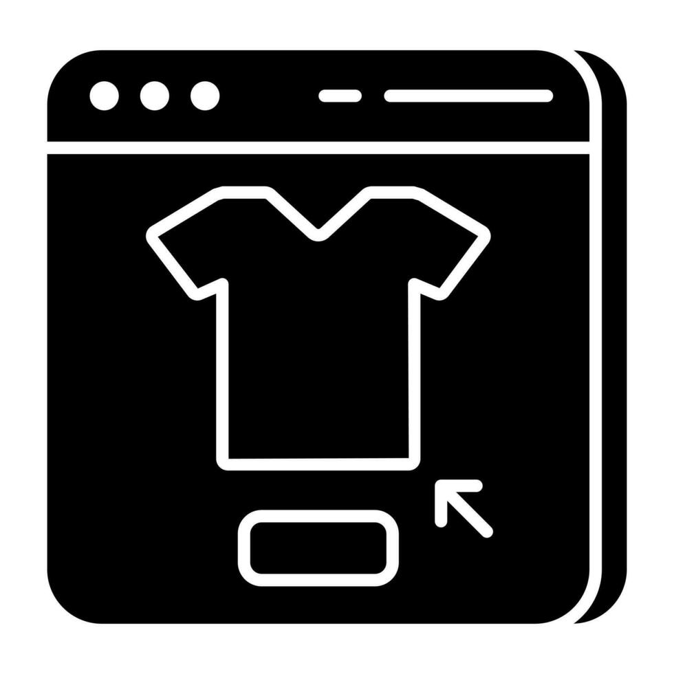 Modern design icon of online shopping vector