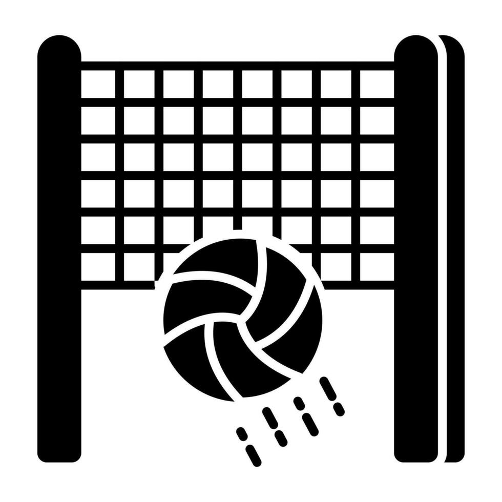 Premium download icon of volleyball game vector