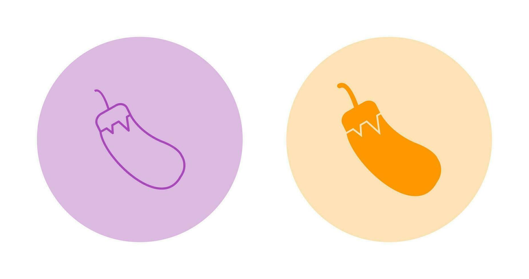 Eggplant Vector Icon