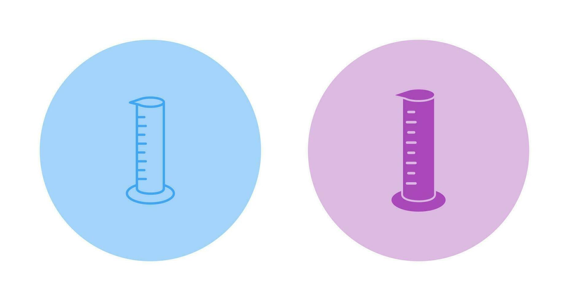 Graduated Cylinders Vector Icon