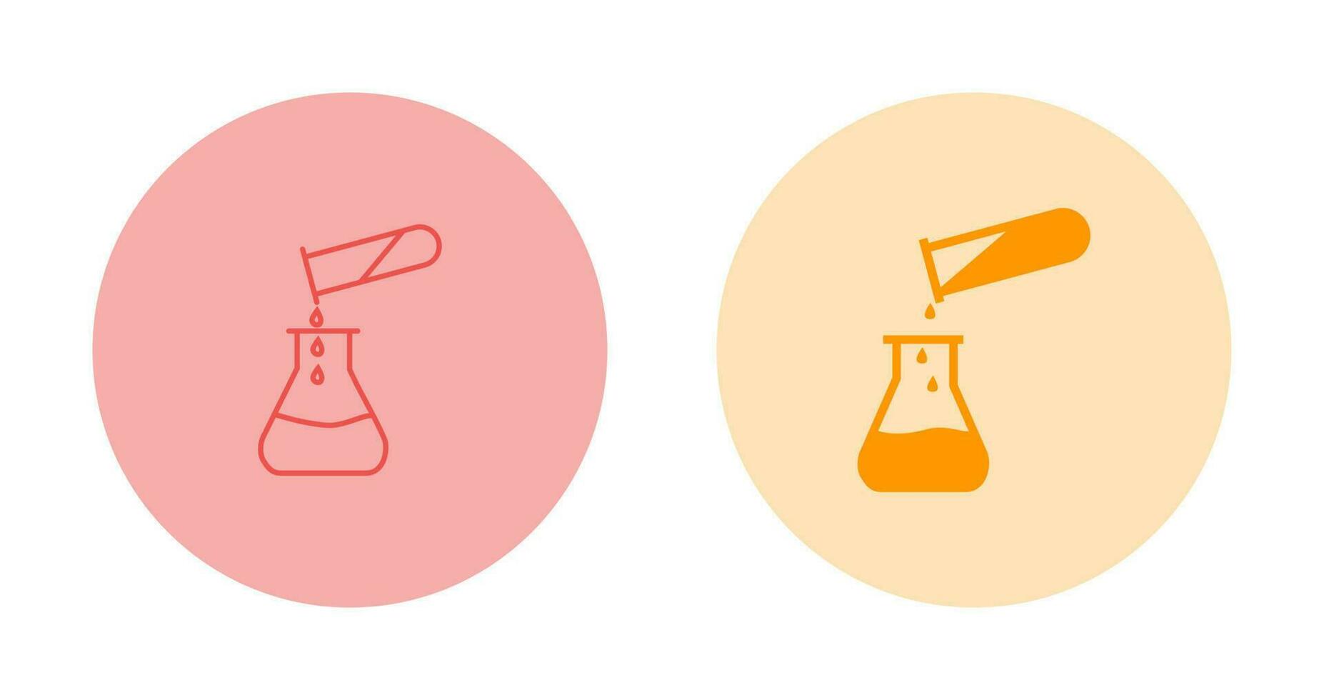 Pouring Chemical Vector Icon