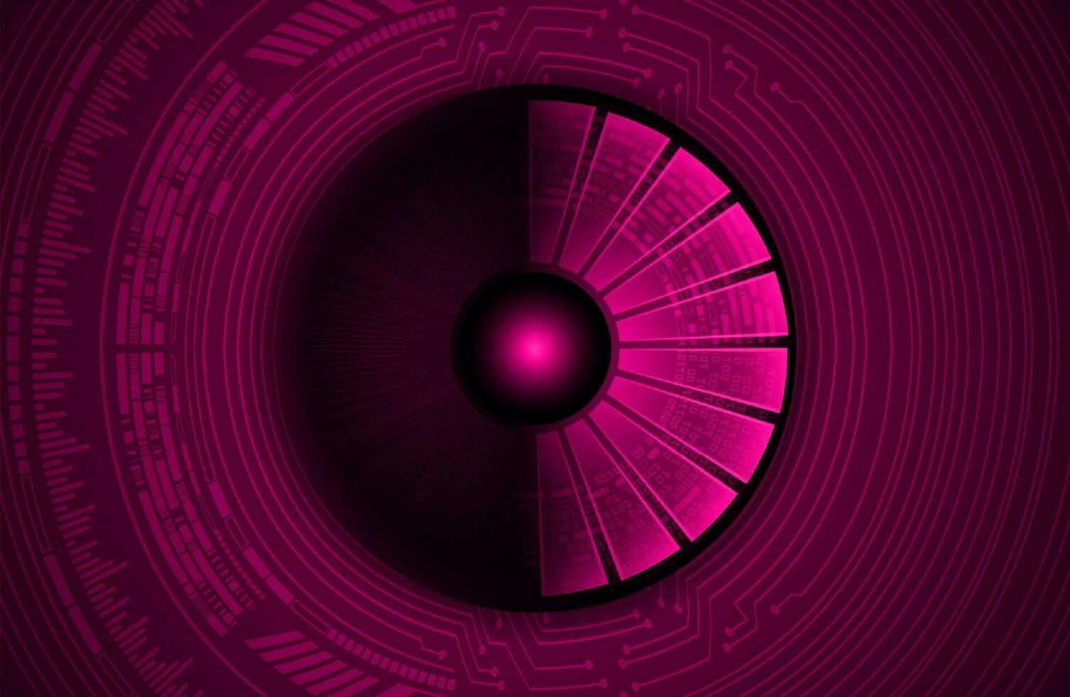 Modern Cybersecurity Technology Icon Pack with Eyes vector