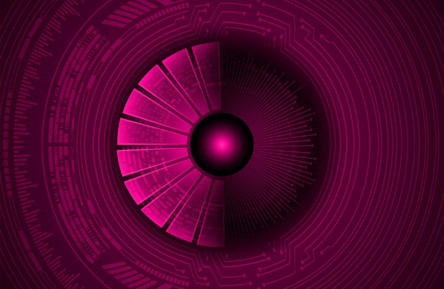 Modern Cybersecurity Technology Icon Pack with Eyes vector