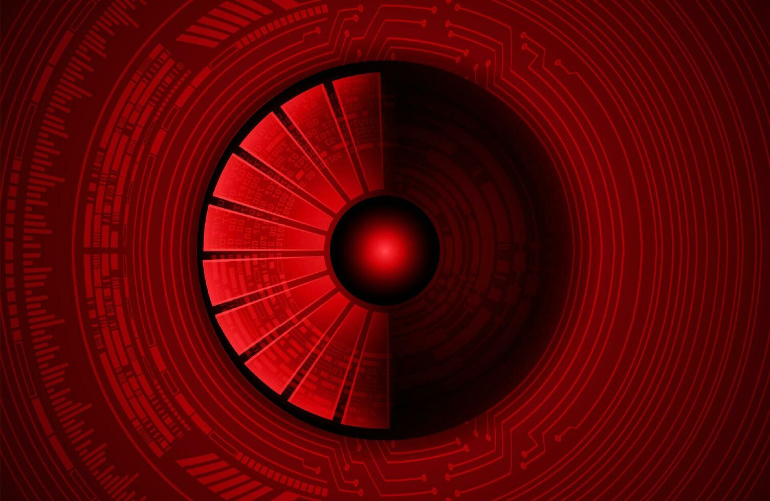 Modern Cybersecurity Technology Icon Pack with Eyes vector