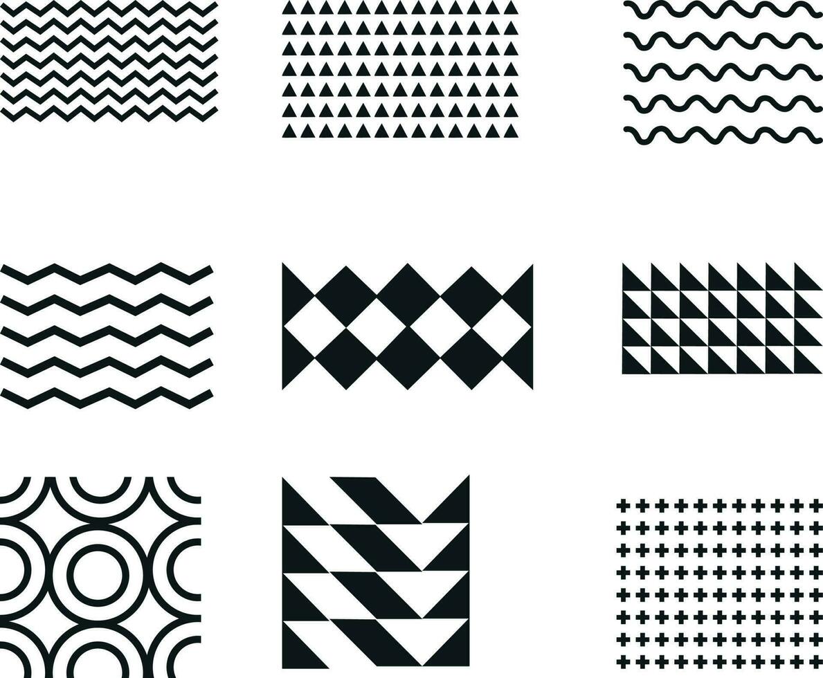 Set of vector geometric shapes