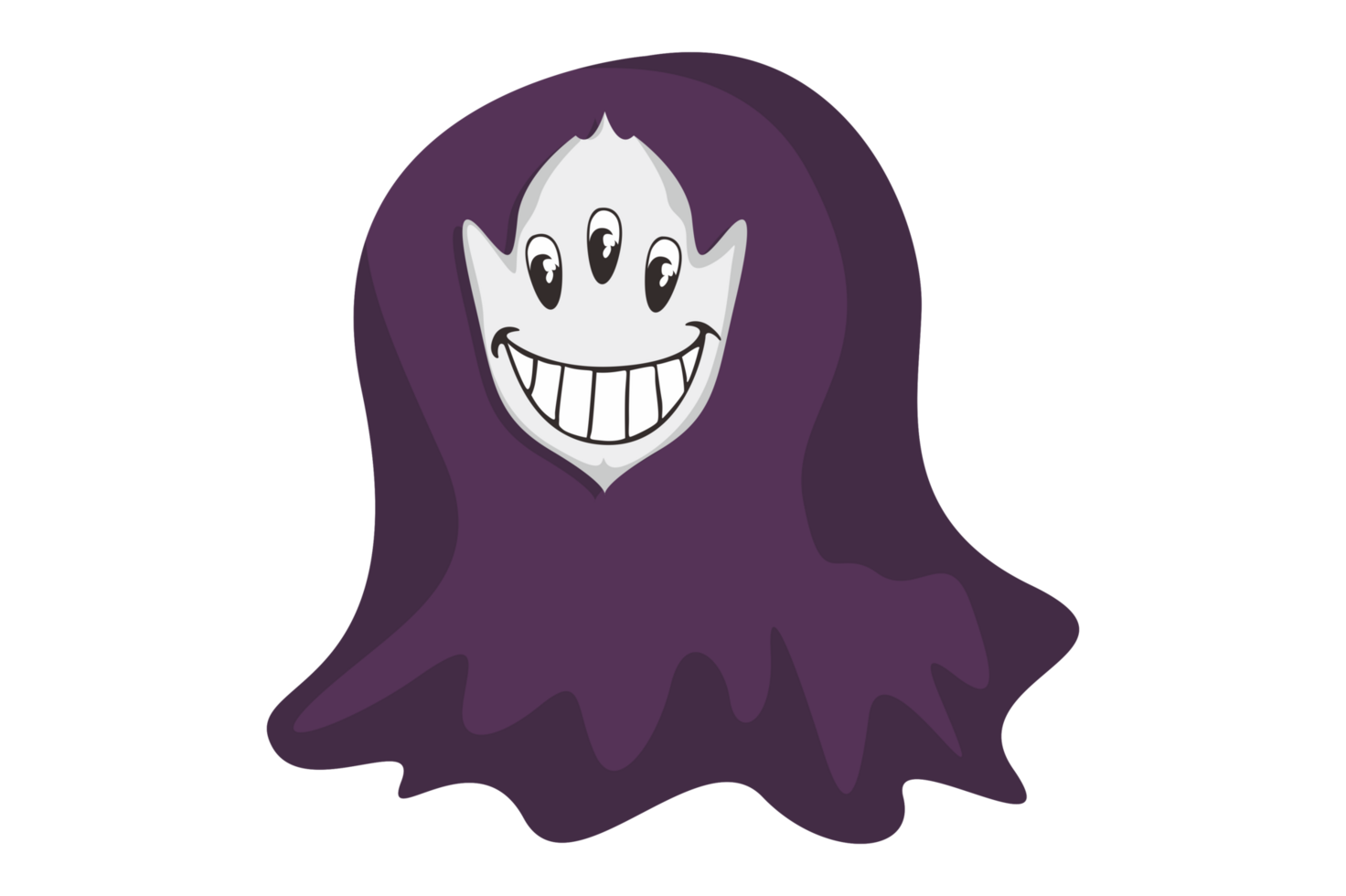 Halloween Monster Cartoon Character With Transparent Background png