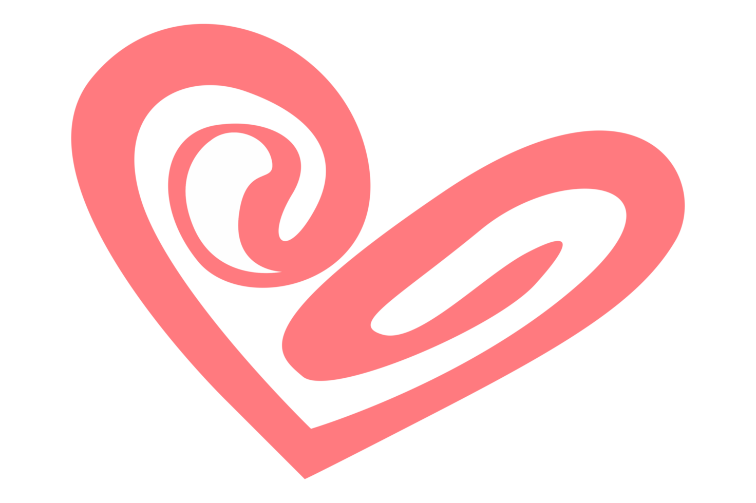 Simple Valentine Love With Transparent Background png