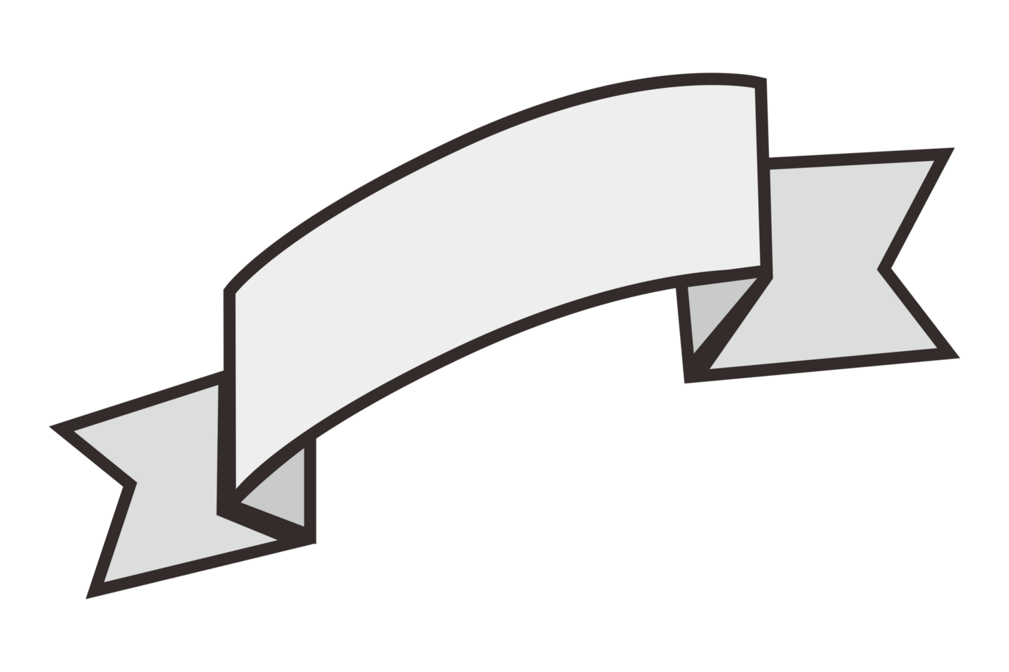 White Celebration Flag With Transparent Background png