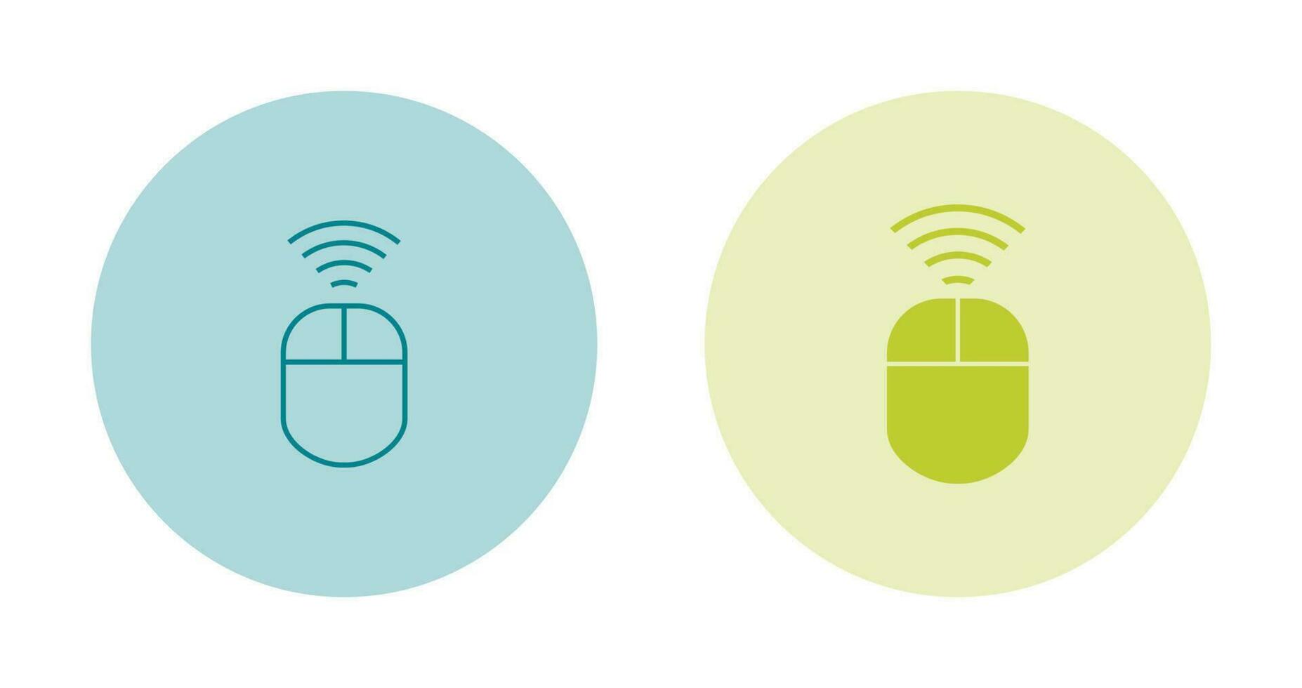 Wireless input device Vector Icon
