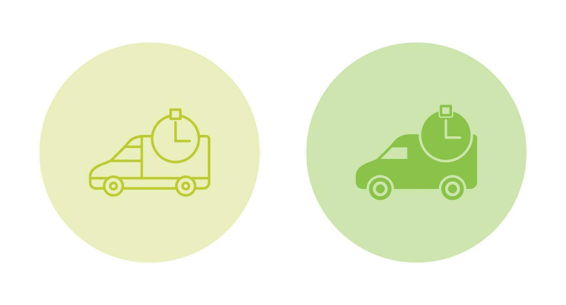 Time Based Delivery Vector Icon