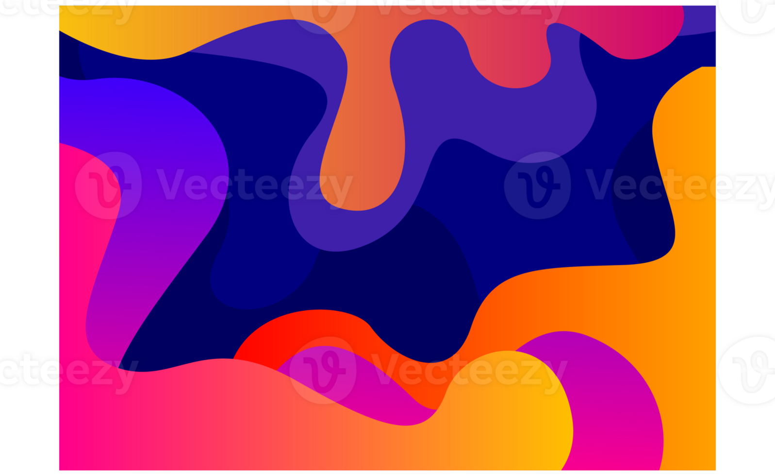 Abstract Squirt and Splash Gradient Fluid Background png