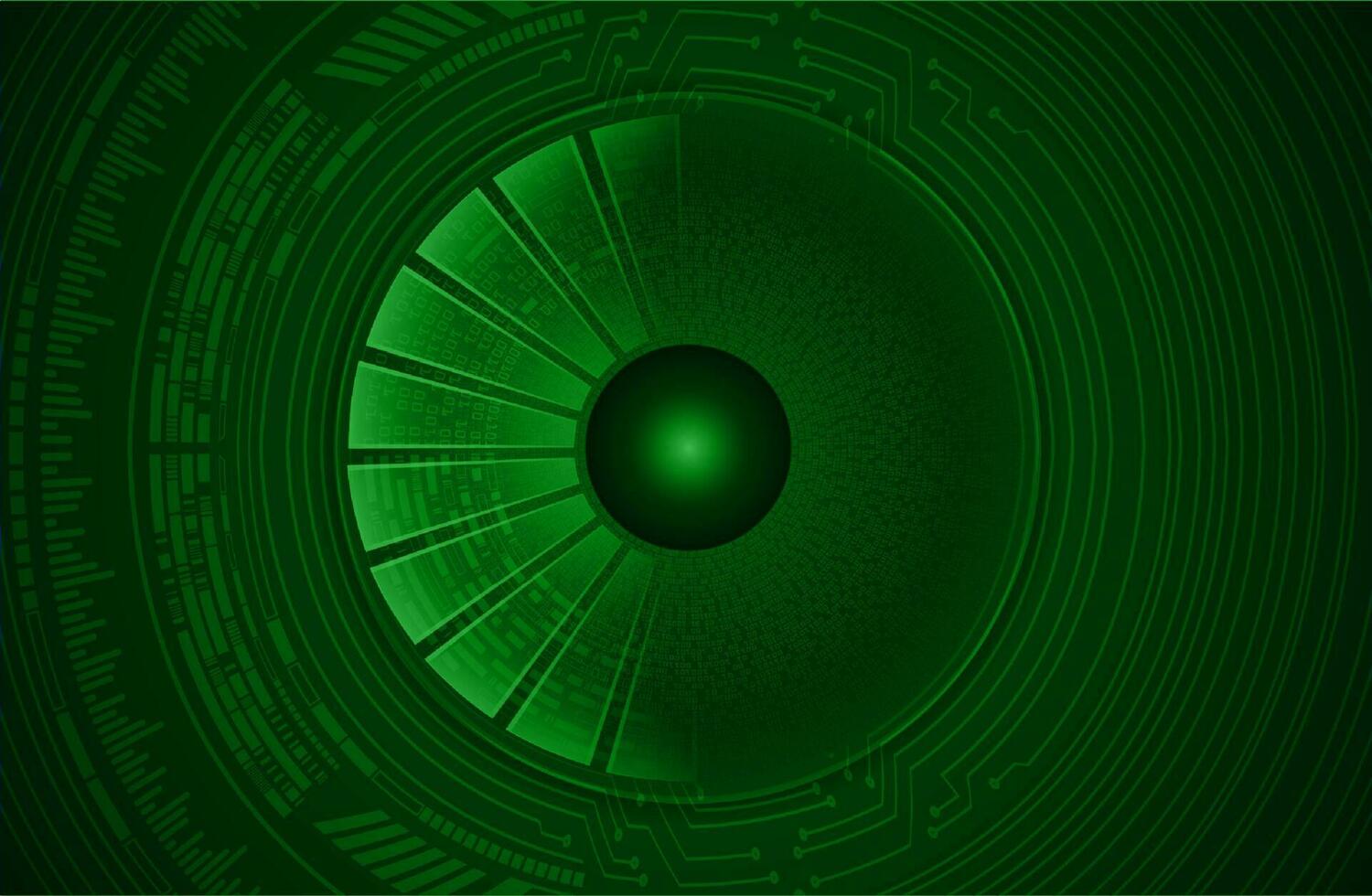 Modern Cybersecurity Eye on Technology Background vector