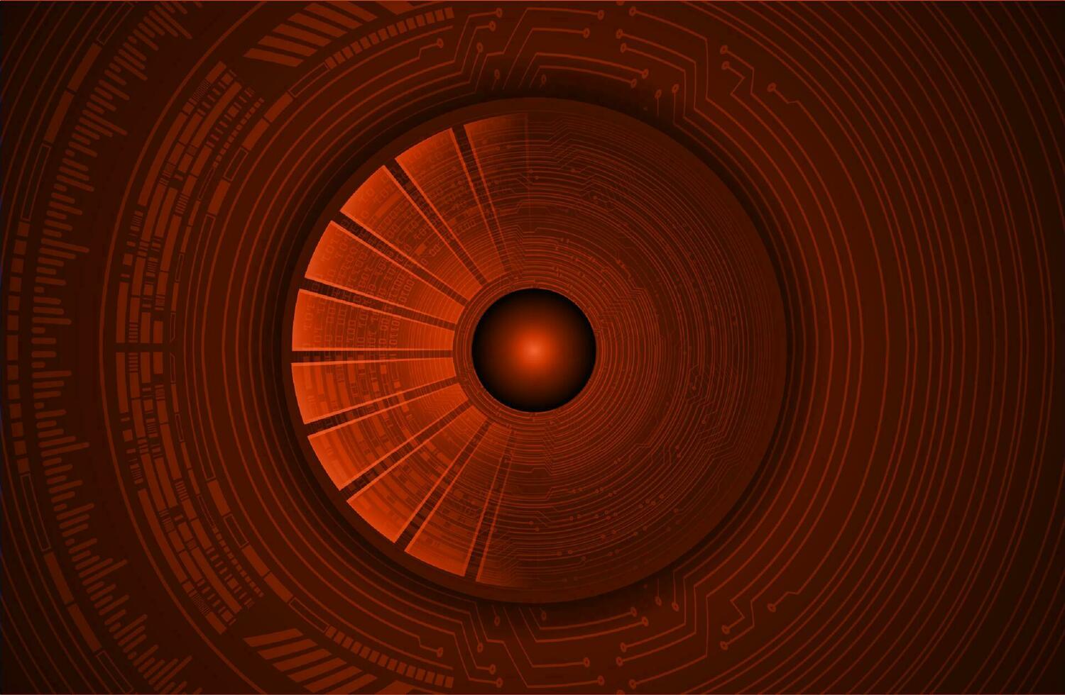 Modern Cybersecurity Eye on Technology Background vector