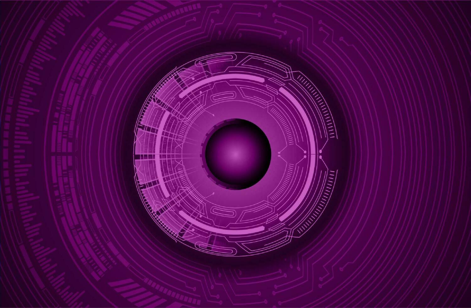 Modern Cybersecurity Eye on Technology Background vector