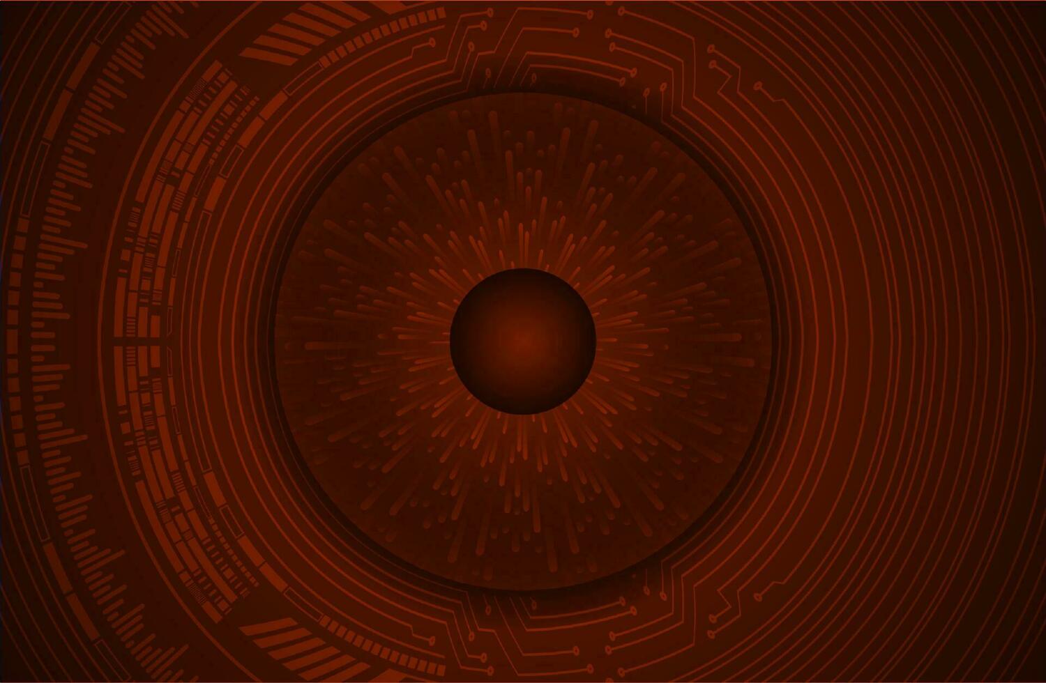 Modern Cybersecurity Eye on Technology Background vector