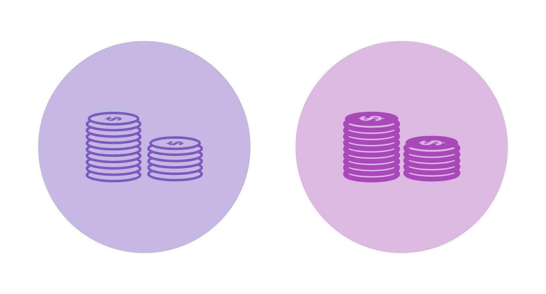 Stack of Coins Vector Icon