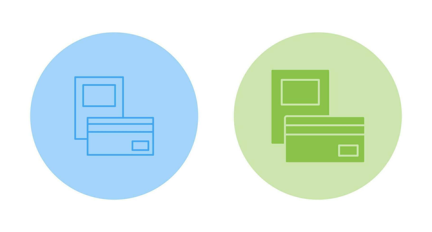 Pay via Card Vector Icon