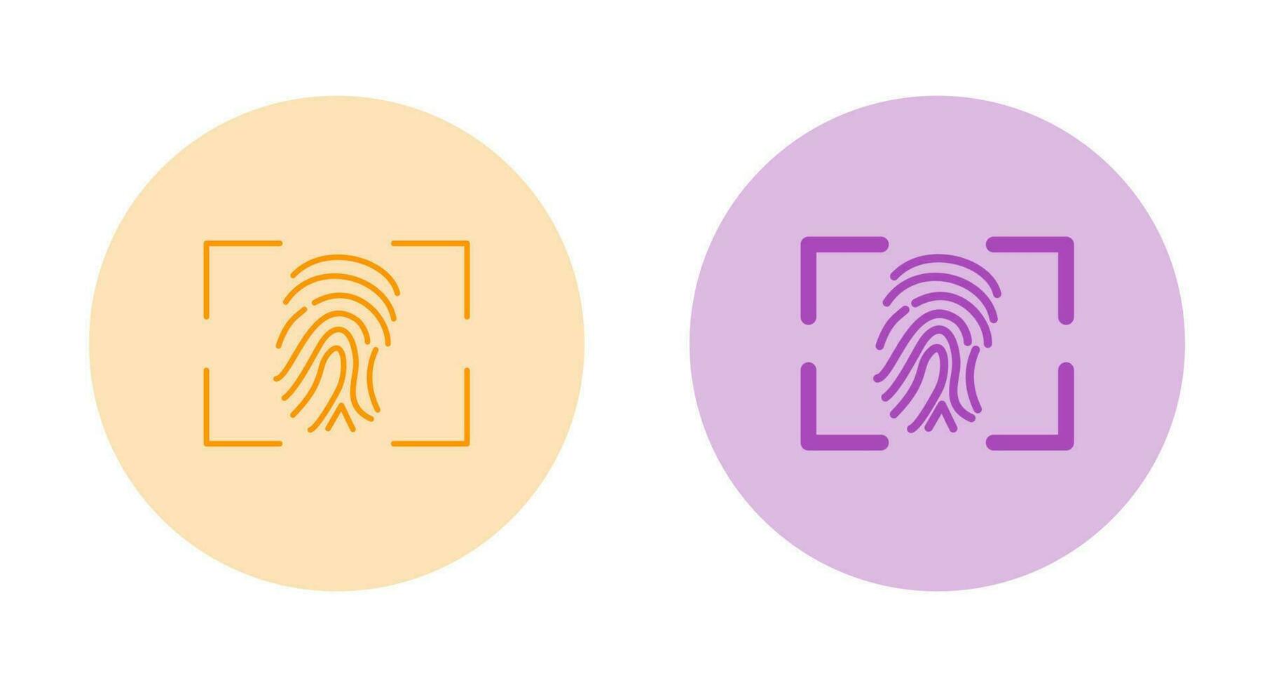 Fingerprint Vector Icon