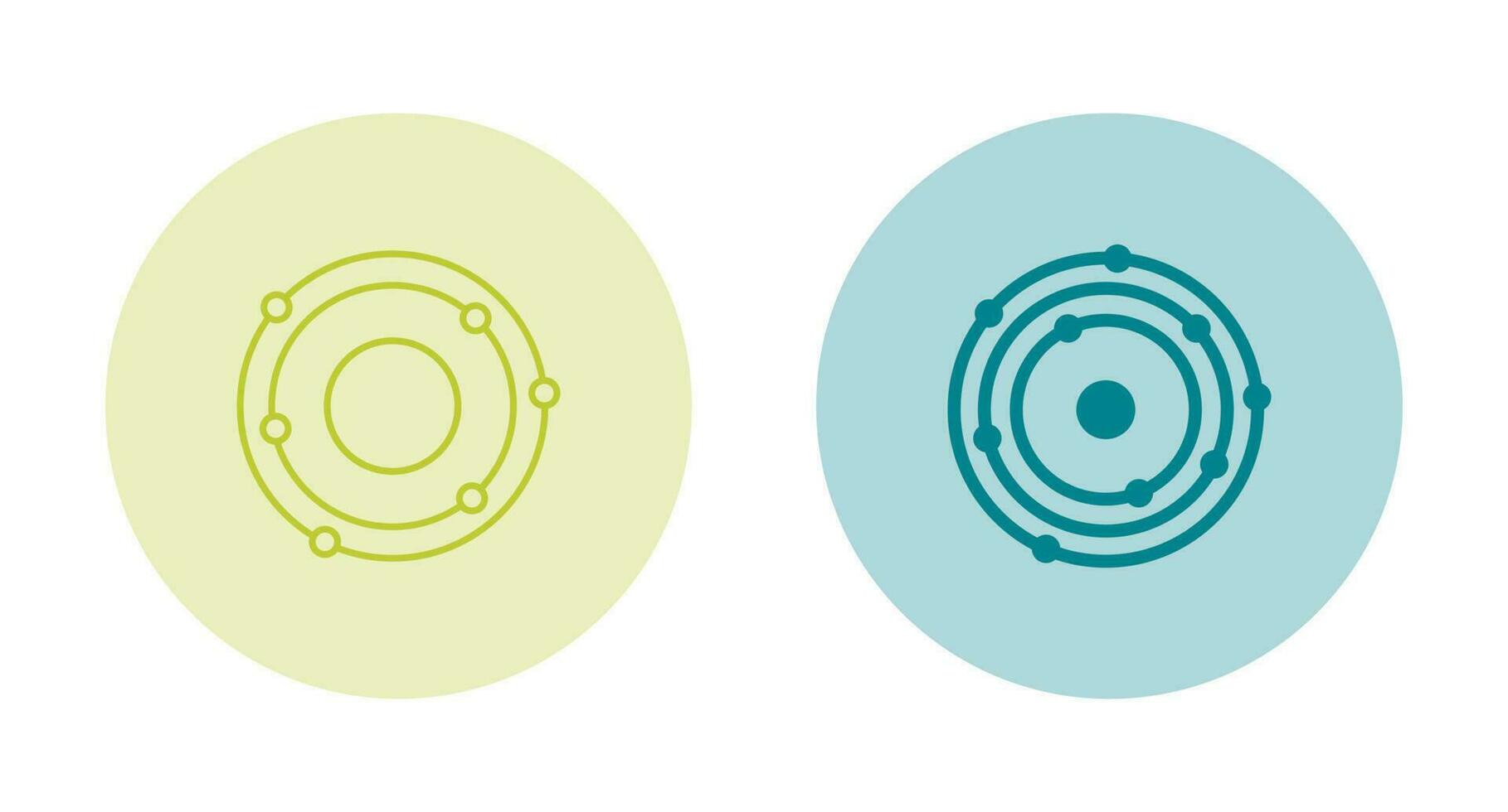 Atomic Structure Vector Icon