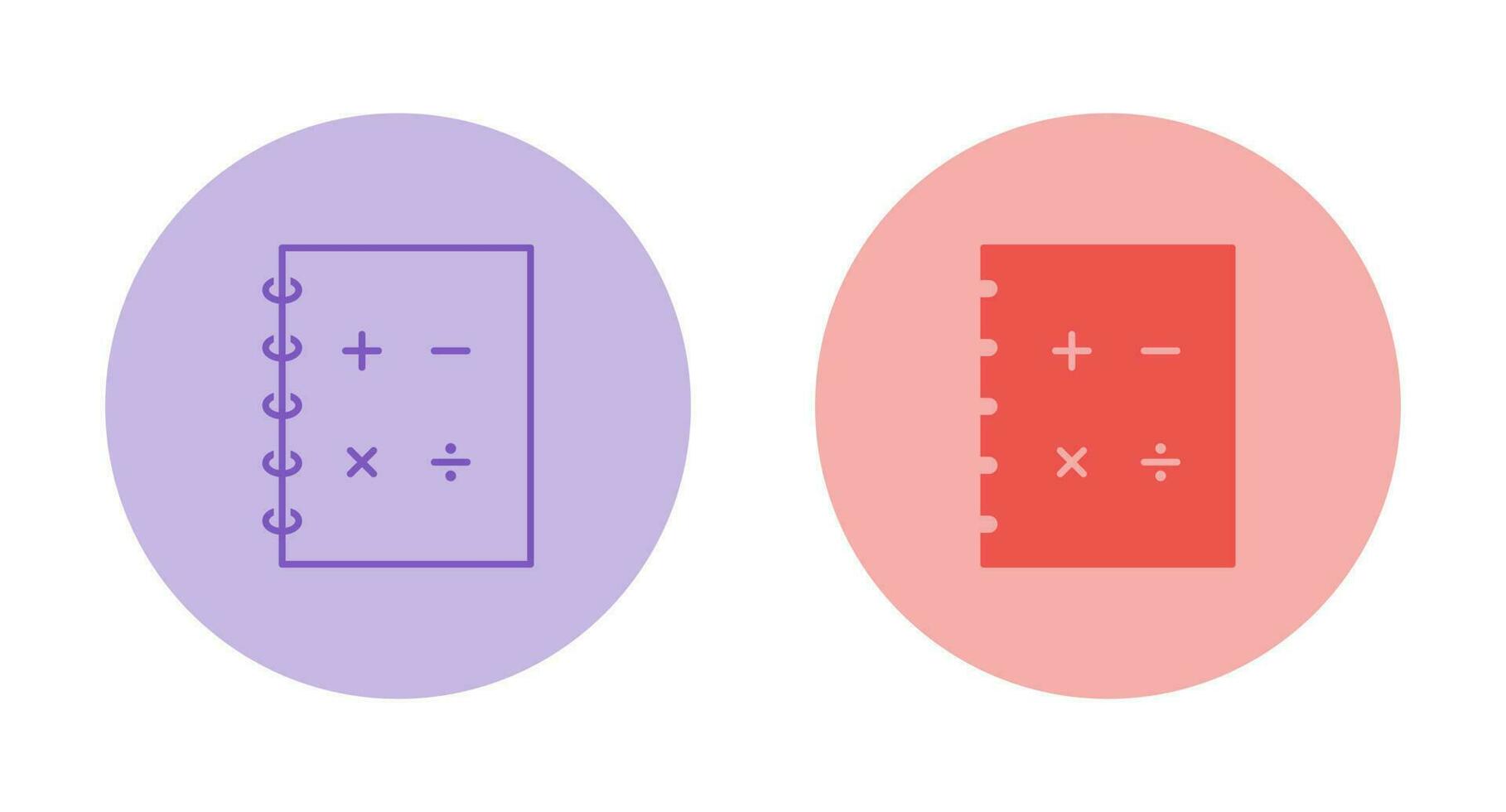 matematicas vector icono