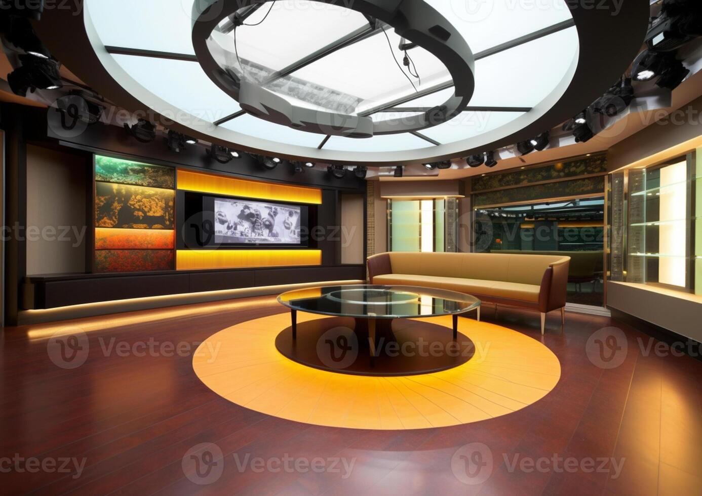 indoor or interior news room with photo