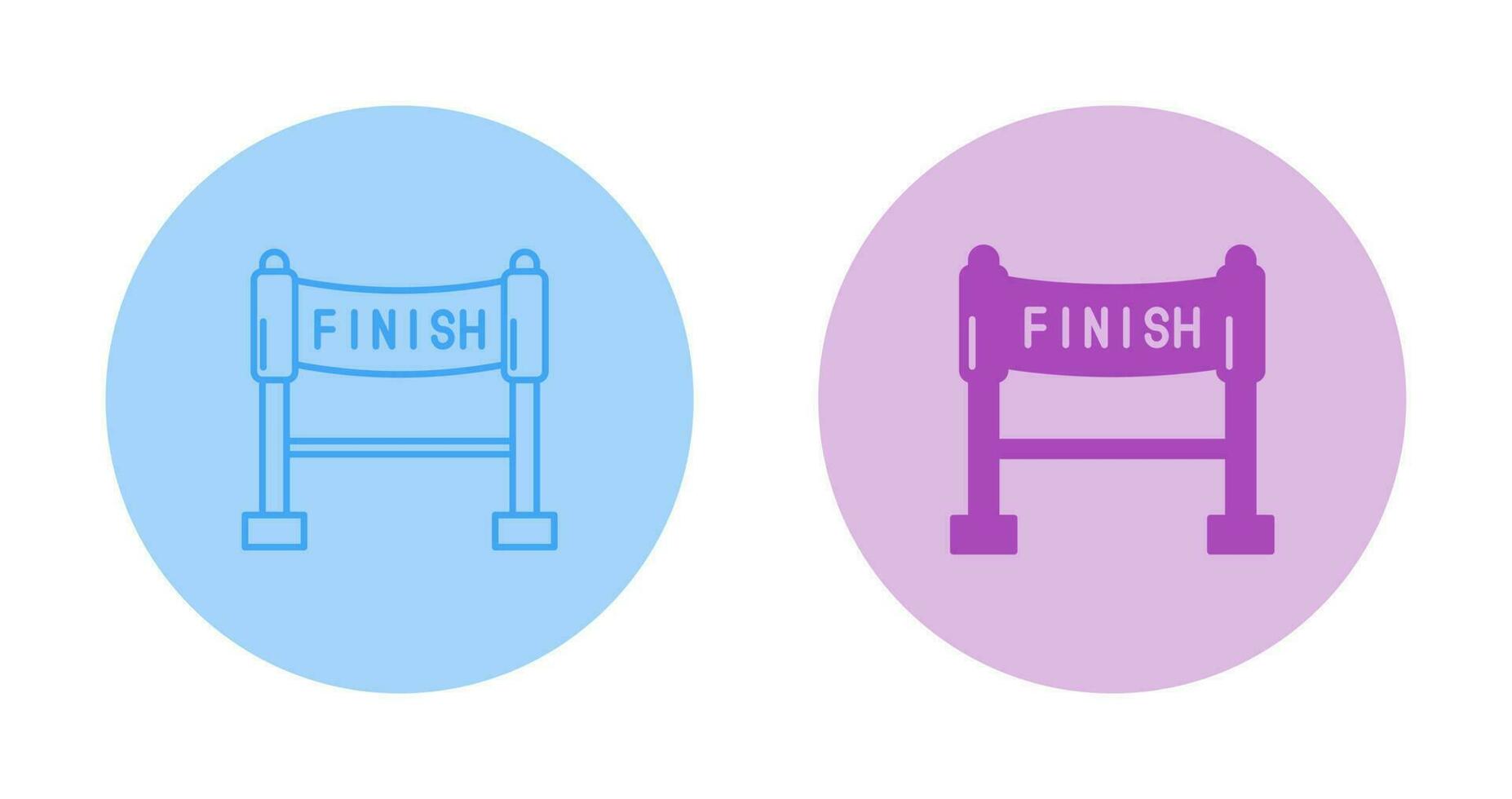 finish Vector Icon