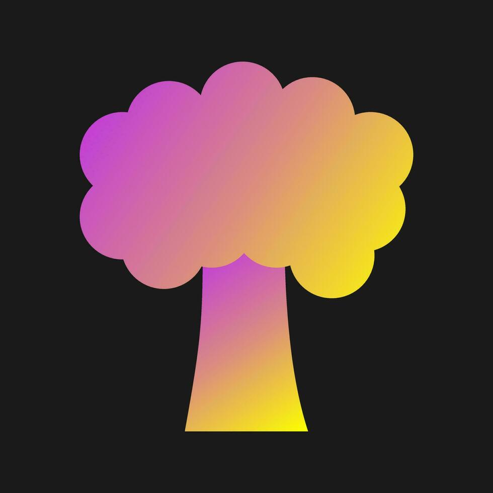 Tree  Line Icon vector