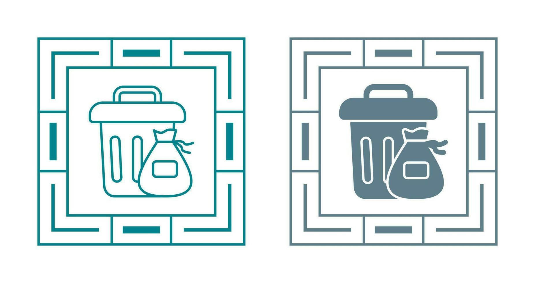 Dustbin Vector icon