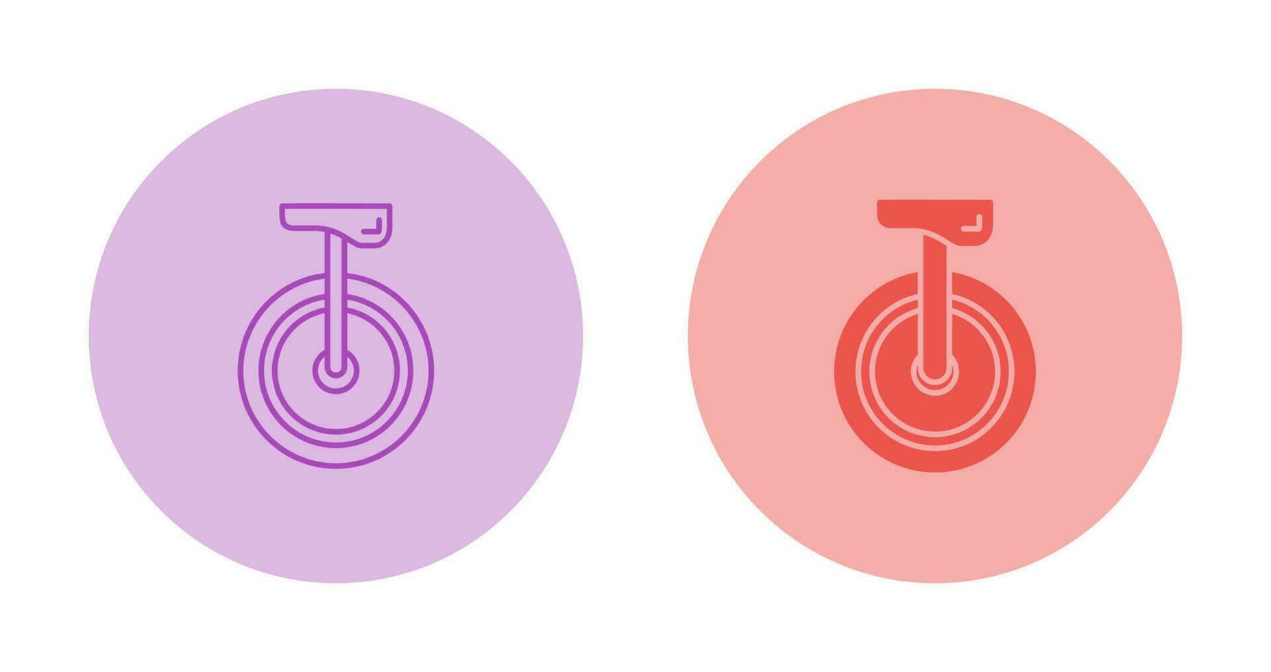 Unicycle Vector Icon