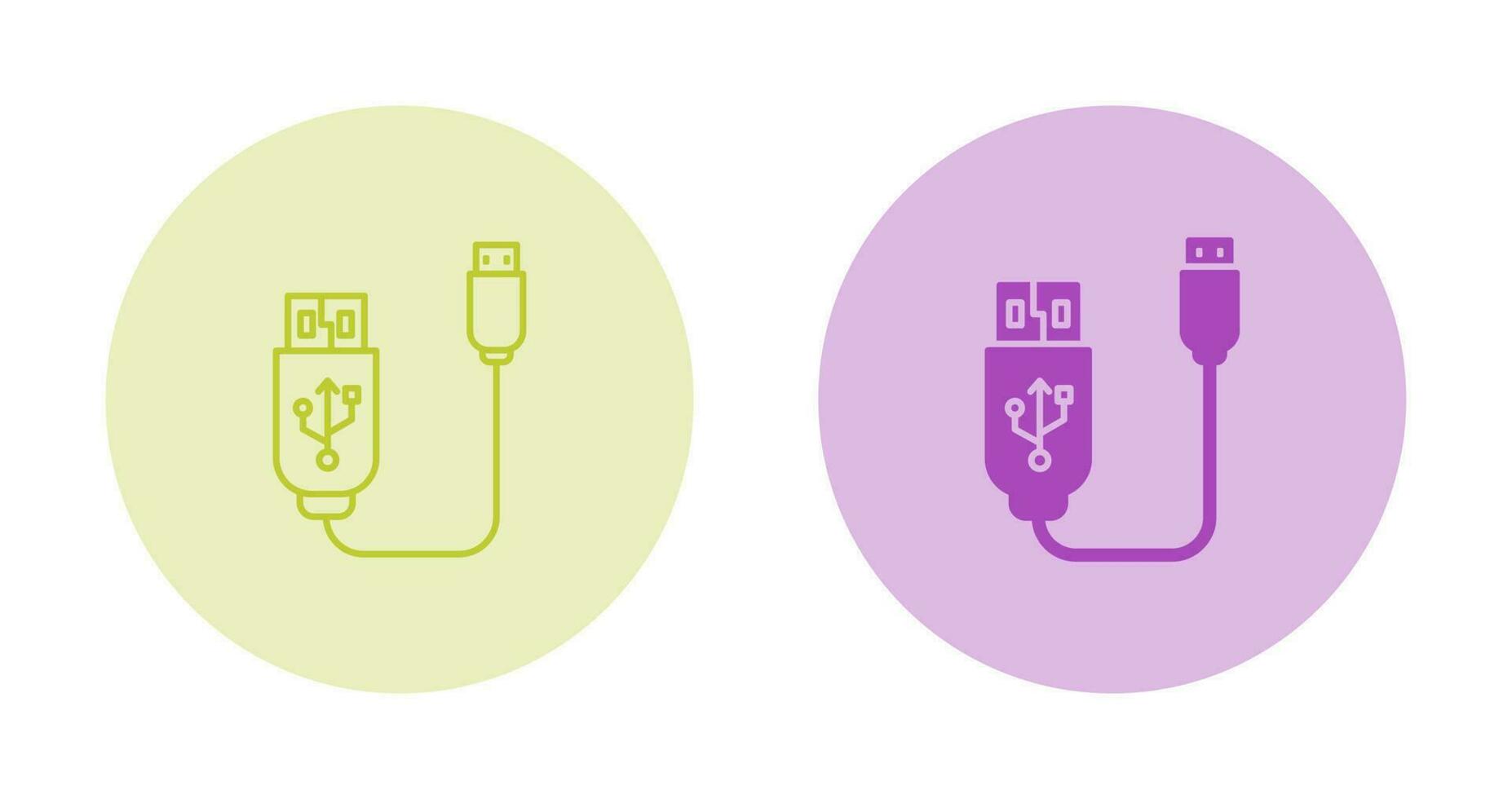 Usb Cable Vector Icon