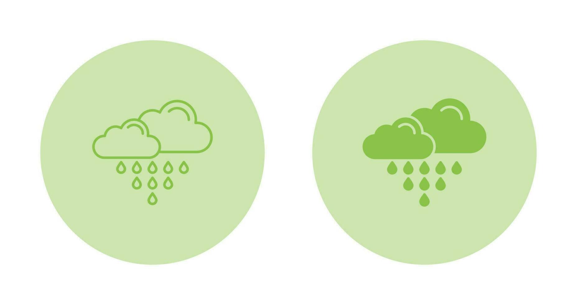 Acid Rain Vector Icon