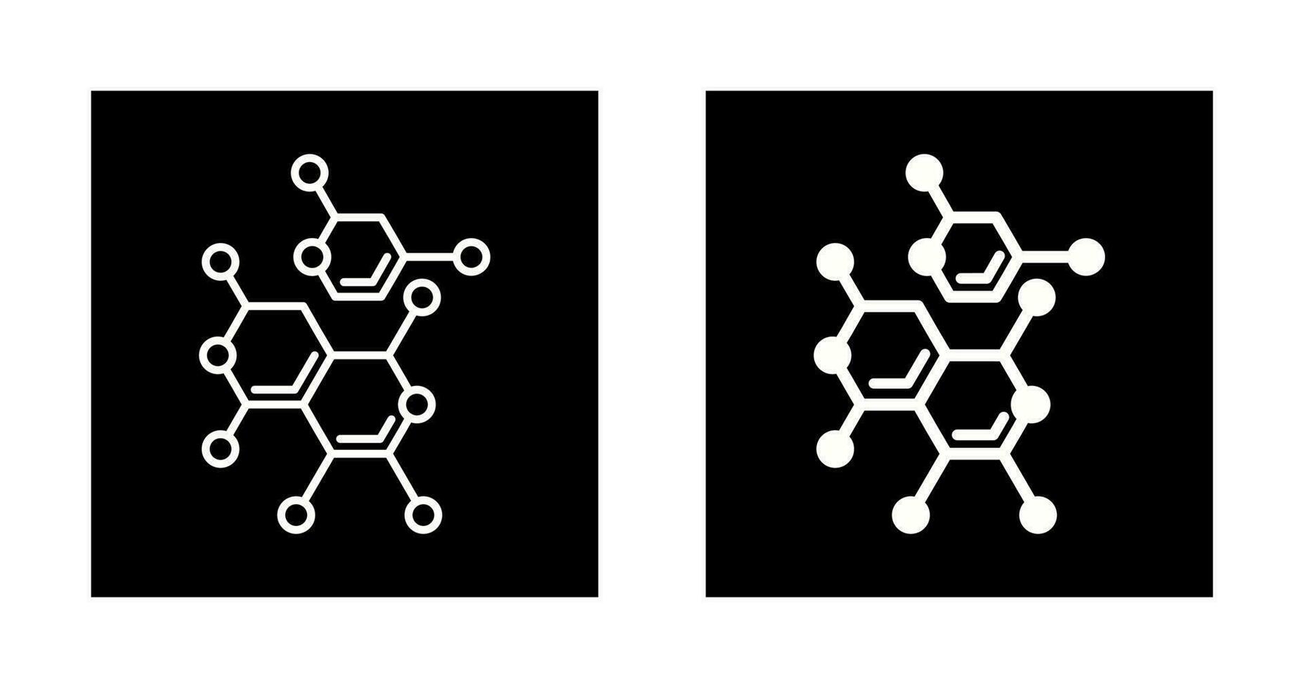 icono de vector de molécula