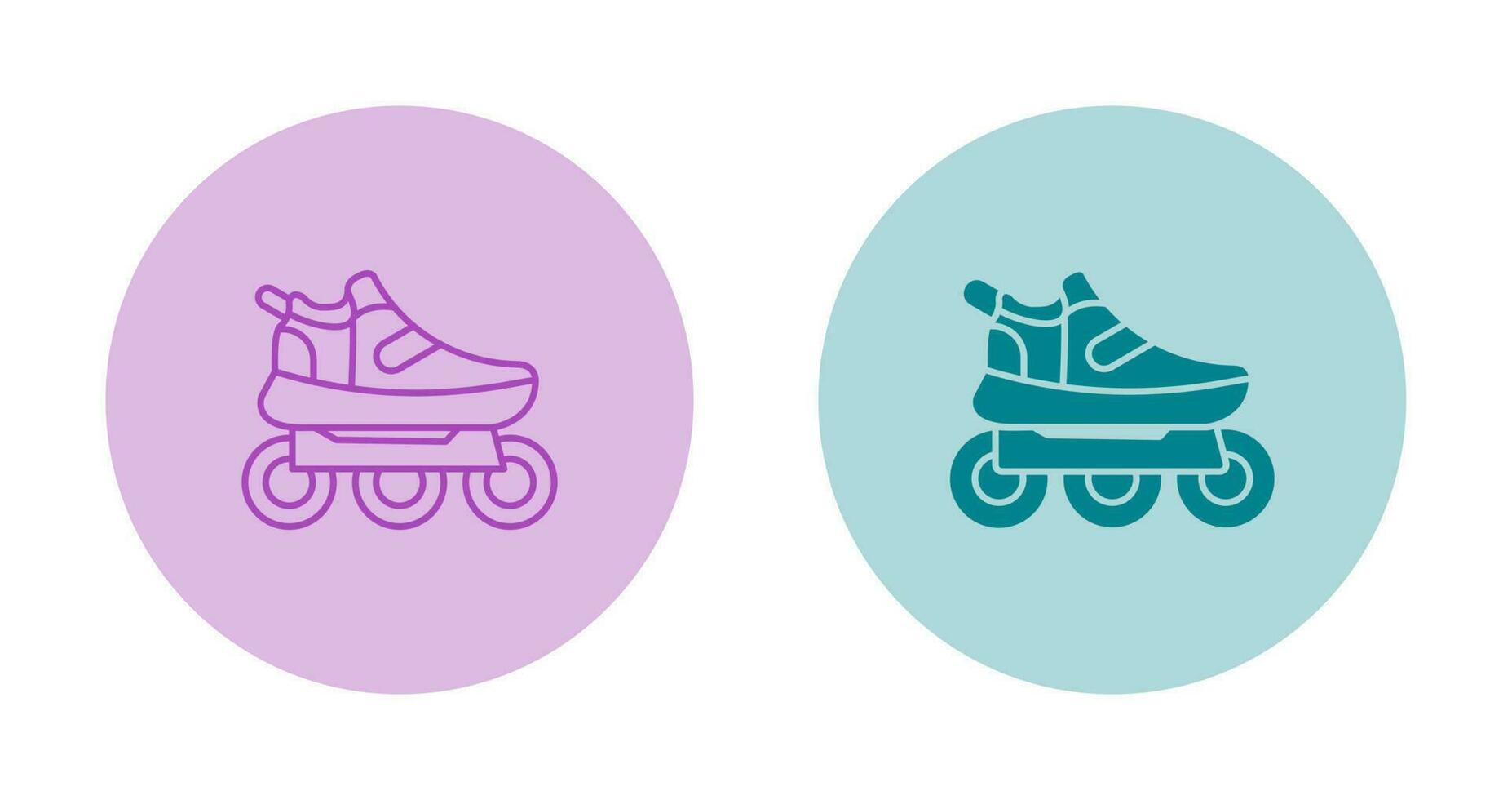 Roller Skates Vector Icon