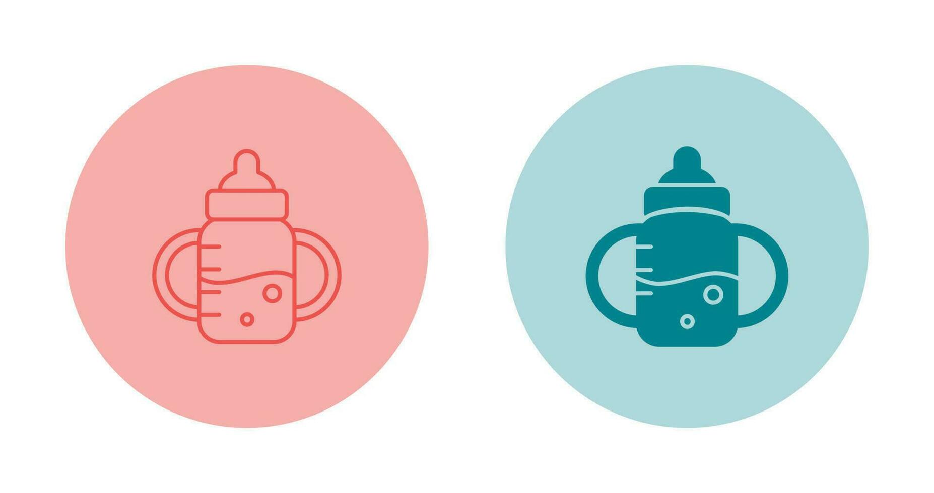 baby bottle Vector icon