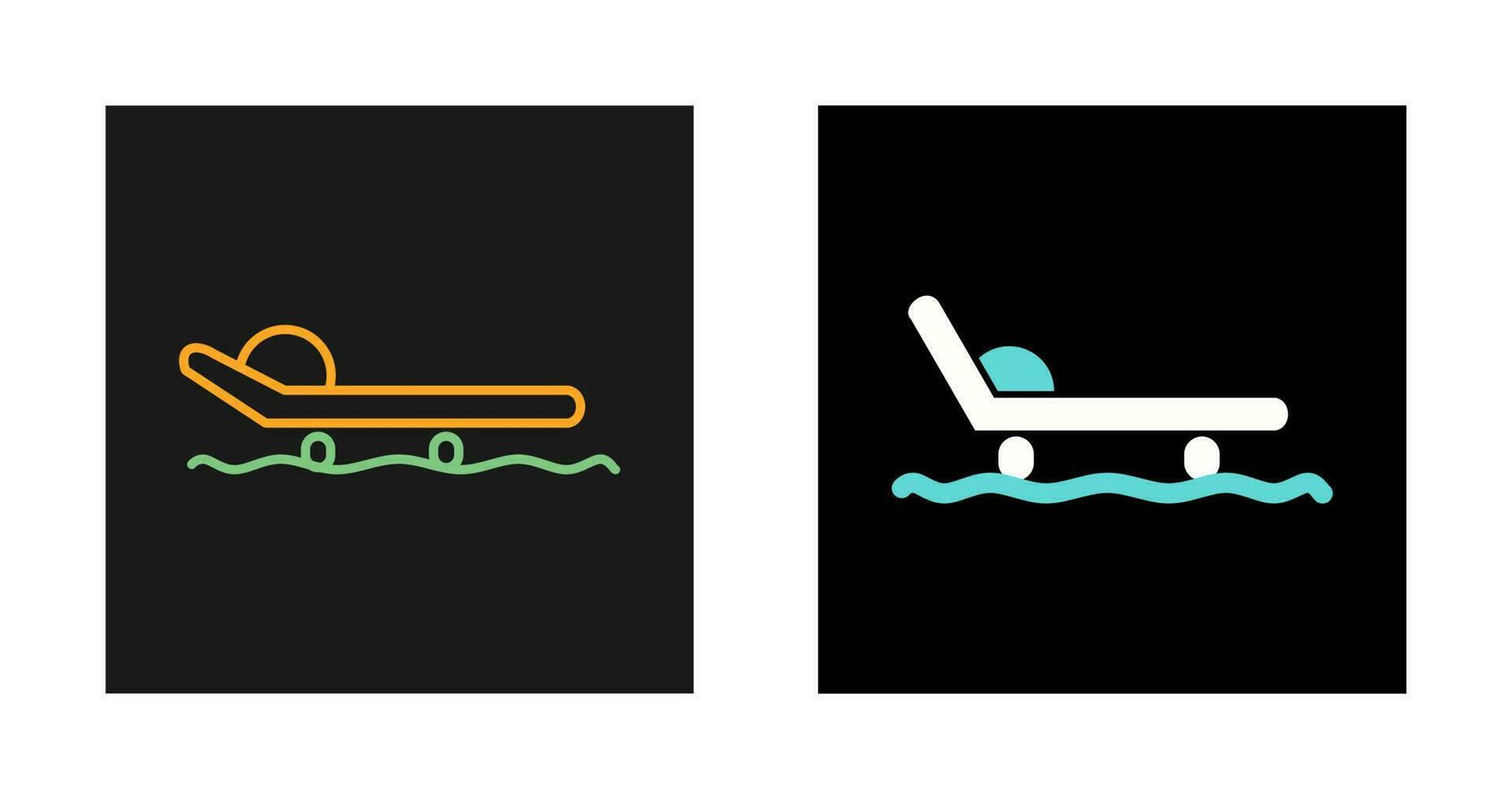 Sled with seat Vector Icon