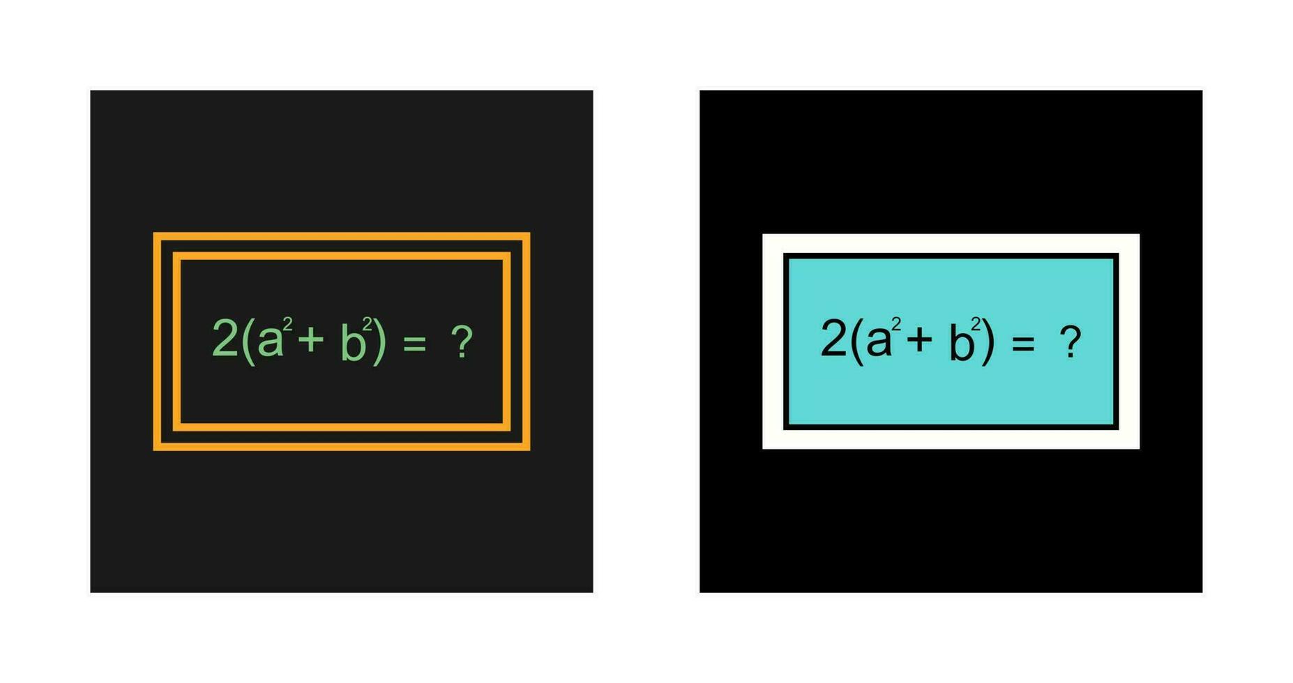 Solving Formula Vector Icon