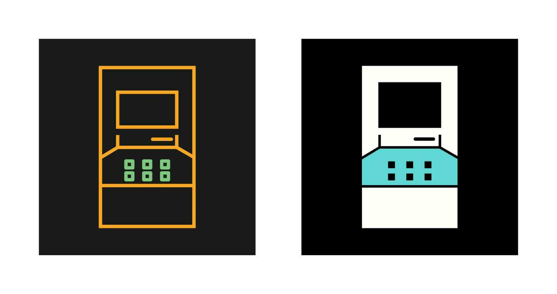 icono de vector de cajero automático