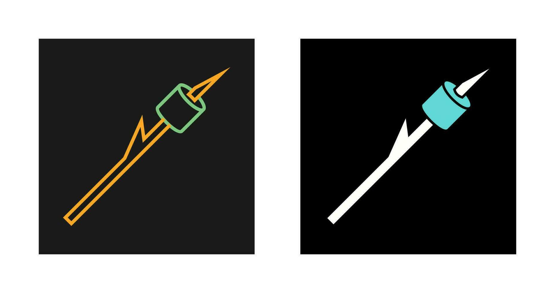 Roasted Marshmallow Vector Icon