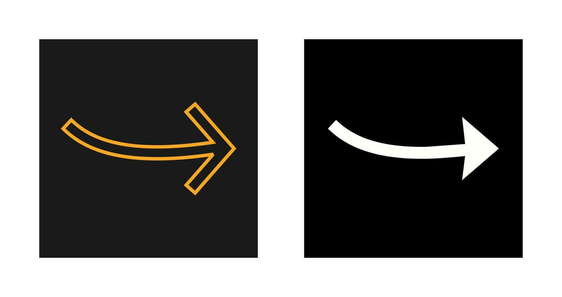 Arrow Pointing Right Vector Icon