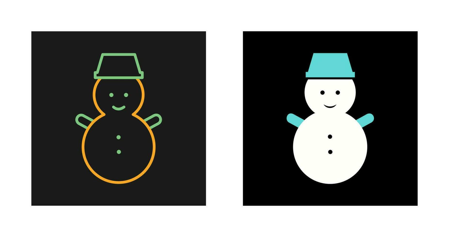 Snowman Vector Icon