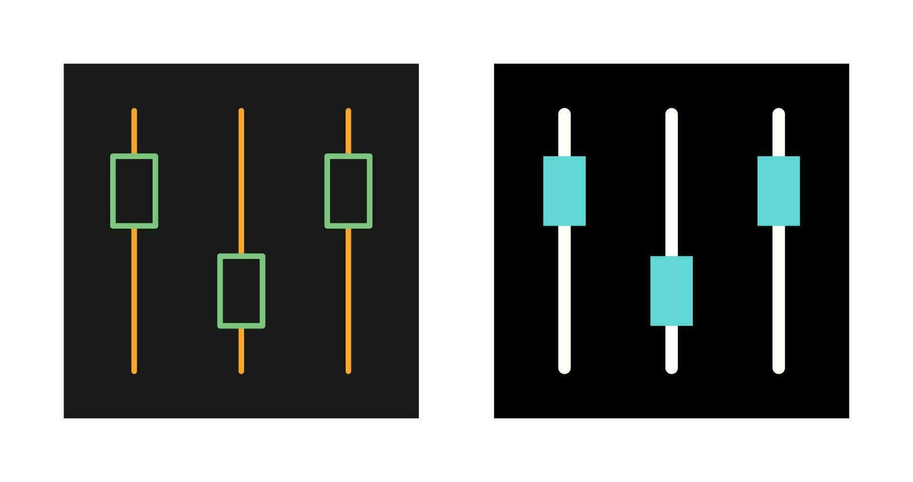 controles vector icono