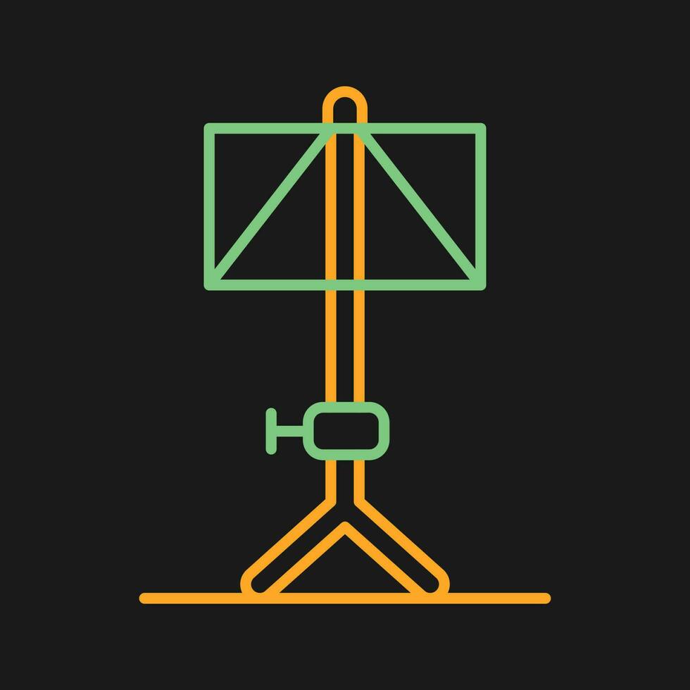 Music Stand Vector Icon